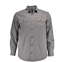 Regular and Big and Tall Flannel Lined Cozy Twill Shirt Jacket for Work and Casual Wear to 6X Tall and 8X Big