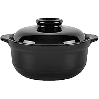 Pot Soup Casserole Ceramic Casserole - Convenient Durable Safe and Non-Stick 1L-Capacity