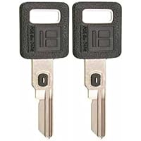 Single Sided VATS Ignition Key #6 Blank Uncut V.A.T.S B62-P6 - Made in USA - 2 Keys Pack
