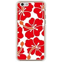Second Skin Nordic Hibiscus Red (Clear) / for iPhone 6s/Apple 3API6S-PCCL-201-Y426