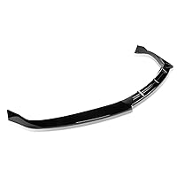 2-PU-595-PBK Front Bumper Lip STP-Style Compatible with 16-20 Tesla Model S,Glossy Black