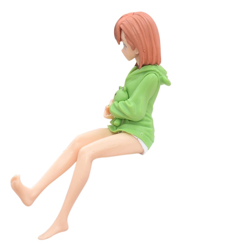 VKEIZBI Mikoto Misaka Beach Side to Aru Kagaku no Railgun ANI Statue 5.1inch You can Make her sit Anywhere Exquisite Boxed