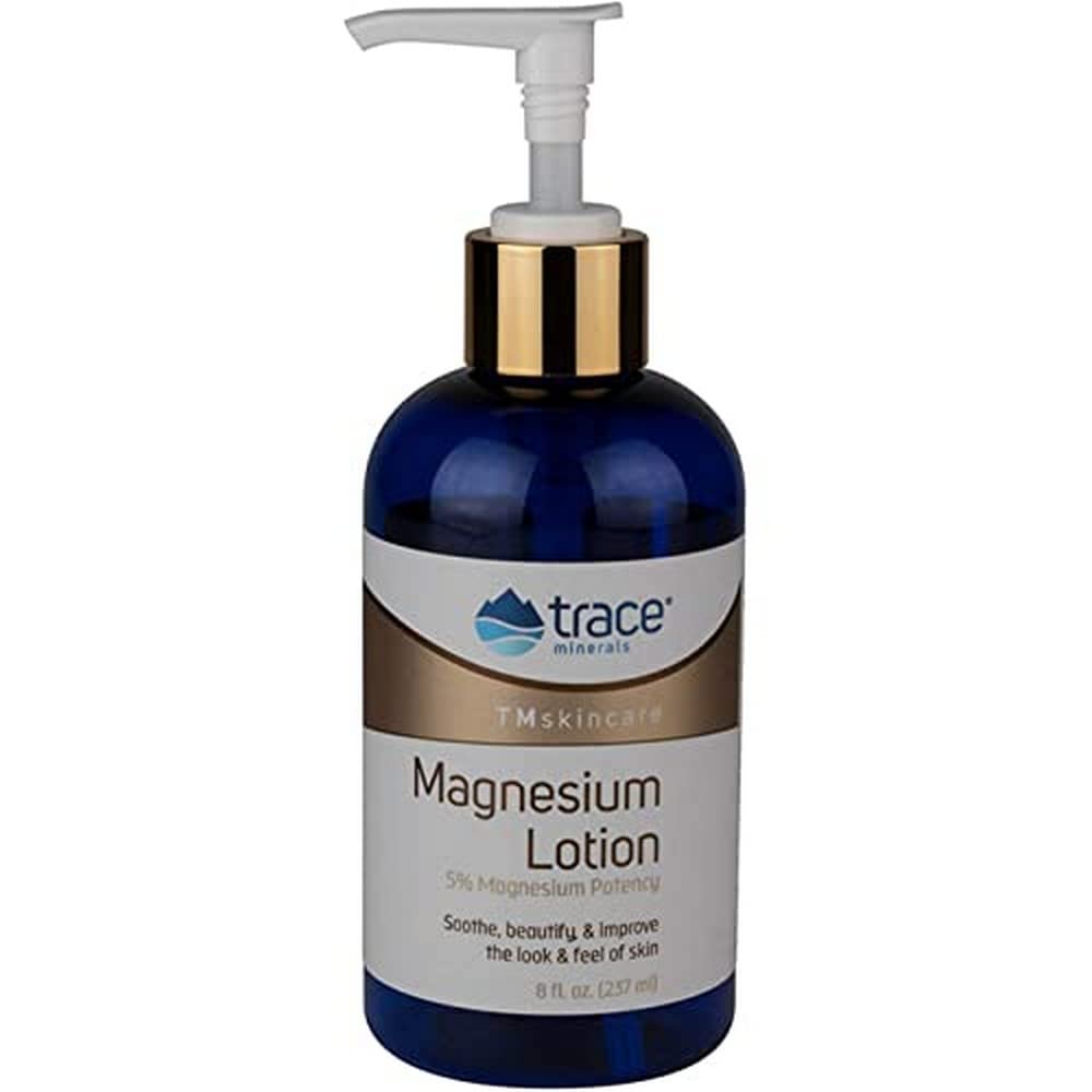 Trace Minerals | TMskincare Magnesium Lotion | Skincare, Soothe, Beautify, & Smoothe the Look and Feel of Skin | Non-Greasy | 8 fl. oz. (237 ml)