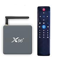 X96 X6 TV Box Android 11.0 8GB RAM 128GB ROM RK3566 Support 4K HDR 2T2R MIMO Dual WiFi 1000M Media Player with i8 Keyboard Black