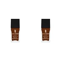 Black Radiance Color Perfect Liquid Full Coverage Foundation Makeup, Clove, 1 Ounce (Pack of 2)