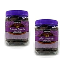 Macadamia Clusters Salted Caramel Milk Chocolate JAR - 2 Pack of 2 Lb (32 Oz) Each JAR
