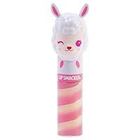 Lippy Pals Swirls Llama, Flavored Moisturizing & Smoothing Soft Shine Lip Balm, Hydrating & Protecting Fun Tasty Glossy Finish, Cruelty-Free & Vegan - Straw-Ma-Llama Berry