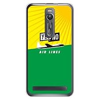 YESNO YESNO AIR LINES Yellow x Green (Clear) / for ZenFone 2 ZE551ML/MVNO Smartphone (SIM Free Device) MASZF2-PCCL-201-N141