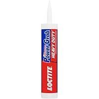 Power Grab Express Heavy Duty Construction Adhesive, Versatile Construction Glue for Wood, Wall, Tile, Foam Board & More - 9 fl oz Cartridge, Pack of 1