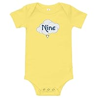 Baby Short Sleeve Cloud Nine one Piece Yellow