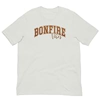 Retro Bonfire Vibes Campfire Vacation Gift Vintage Tee Shirt
