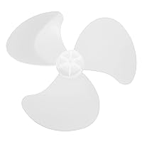 YiZYiF 16 Inch 3 Leaves Plastic Fan Blade Universal Household Standing Pedestal Fan Table Fanner Replacement Part White One Size