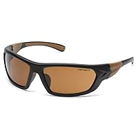 Carhartt Gear CHB219 Carbondale Sandstone Bronze Polarized Lens - One Size Fits All - Black