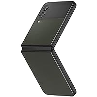 SAMSUNG Galaxy Z Flip 4 Factory Unlocked 256GB Bespoke Edition Black/Green/Green (Renewed)