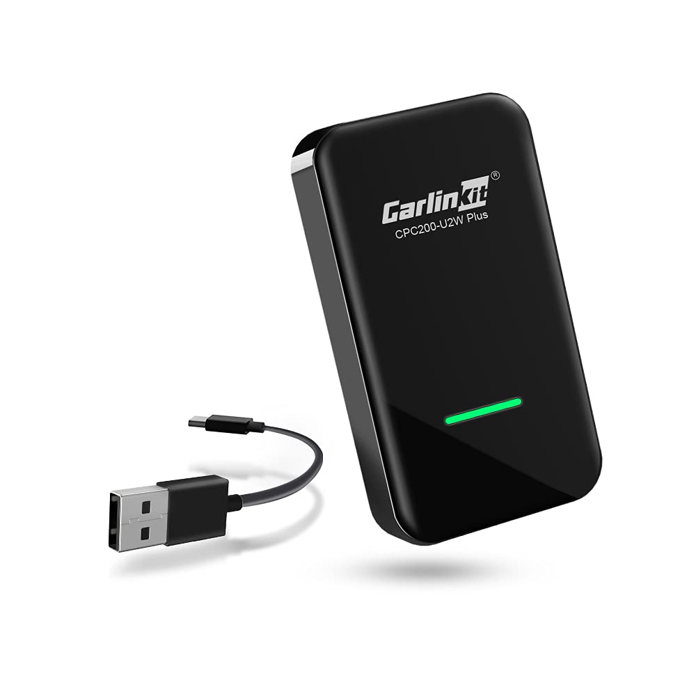 2022 Carlinkit 3.0 Wireless CarPlay Dongle Adapter U2W (Type C Design) for Factory Wired CarPlay Cars, Wireless CarPlay Adapter for iOS Version, Fi...