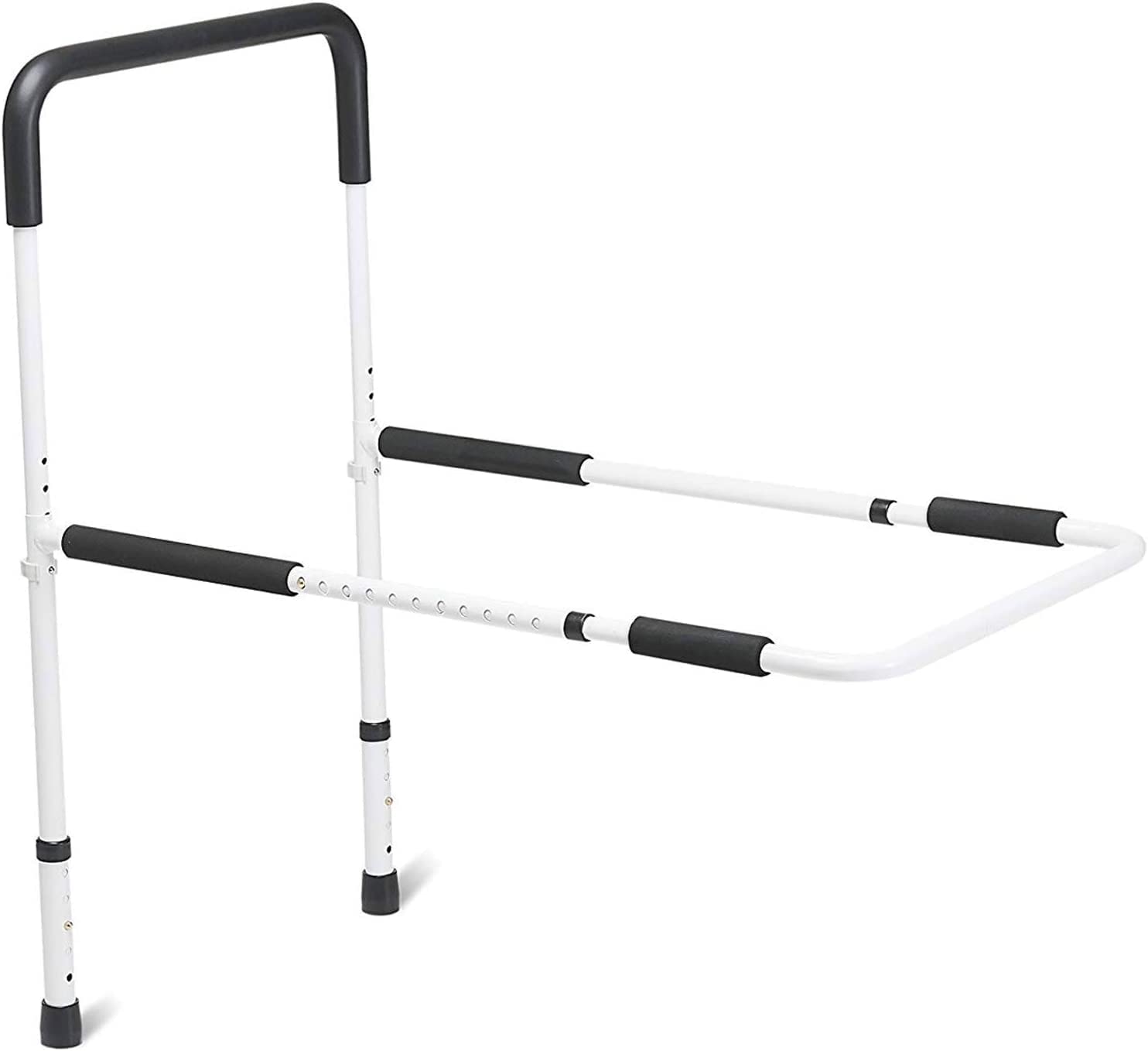 DMI Bed Rail with Adjustable Handle Height and Tool Free Assembly, Eldery Assistance Product, Bed Assist Rail