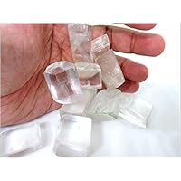 Jet New Authentic Calcite Tumbled Tumbled Stone (ONE Piece) Attractive Genuine Approx 20-30 Grams Energized Stones (Calcite)