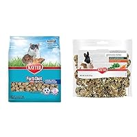 Kaytee Forti-Diet Pro Health Pet Mouse, Rat, and Hamster Food, 5 Pound Granola Bites with Superfoods Spinach, 4.5 oz Bundle