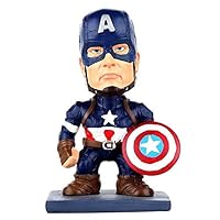 Captain America Bobblehead 10 cms | Steve Rogers | Marvel Avengers | Handmade