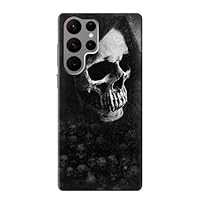 jjphonecase R3333 Death Skull Grim Reaper Case Cover for Samsung Galaxy S23 Ultra