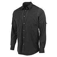 Beretta Men's TKAD Flex UV 50 Sun Protection Breathable Wrinkle-Resistant Active Outdoor Casual Long-Sleeve Button-Down Shirt