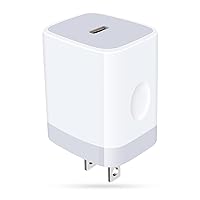 20W Super Fast Charger Type C Wall Plug Adapter Quick Charging Block Compatible Samsung Galaxy A15 5G A14/A55/S24 Ultra/S23 FE/S21 FE/A54/A13/A23/Z Fold 5,PD 3.0 USB C Wall Charger Box for iPhone 15