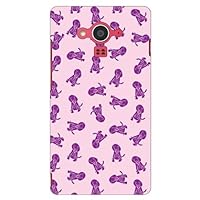 Second Skin Dogs Purple Design by Revolution of The Mind/for AQUOS Ever SH-04G/docomo DSH04G-ABWH-101-B009