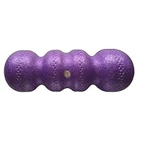 Rollga Standard - The Better Foam Roller for Flexibility, Muscle Recovery, Back & Neck Massage, & Exercise (Purple)