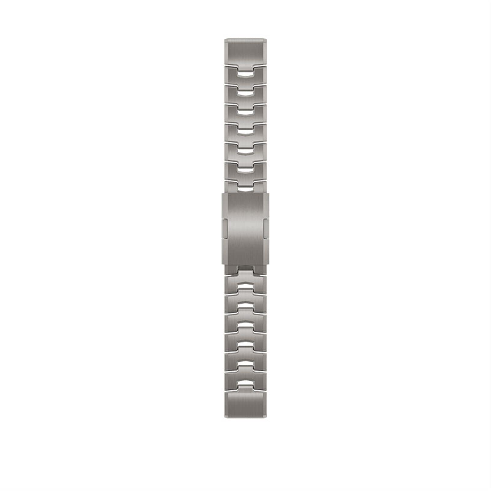 TRDYBSK Titanium Alloy Watchband QuickFit Wrist Straps for Garmin Fenix 7X 7 6 5 5X Plus/6 6X Pro 3 3HR/Forerunner 935 945 Watch 22 26mm Strap (Color : Black, Size : 22mm Fenix 5 5Plus)