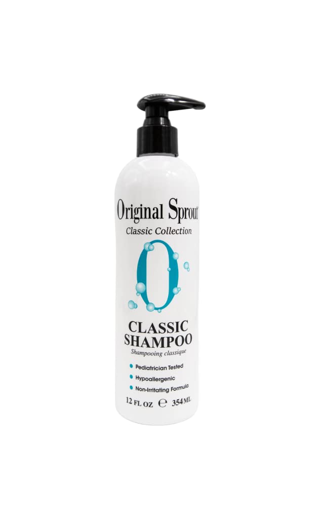 Original Sprout Classic Shampoo, Hair Products for Baby’s, Toddler’s, Kids, & Adult Women & Men, Helps Alleviate Dandruff or Dry Scalp, Sulfate Free (12 oz)