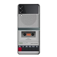 R3953 Vintage Cassette Player Graphic Case Cover for Samsung Galaxy Z Flip 3 5G