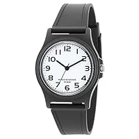 Sun Flame Co, Ltd. J-Axis 20G1363-W Watch, Black, Black