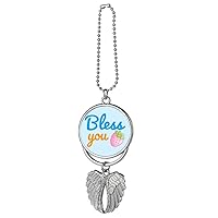 Pray Blessing Strawberry Latest Silver Wing Car Pendant Decoration