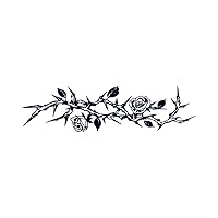 Rose Thorn Juice Tattoo Stickers Waterproof Women'S Long-Lasting Herbal Semi-Permanent Stickers To Cover Scars