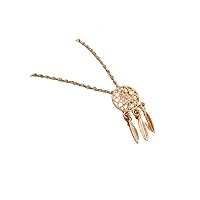 Gold Silver Color Fashion Retro Dream Catcher Pendant Necklaces Trendy Chain Necklace Jewerly Gifts For WomenDurable Design