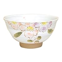 有田焼やきもの市場 Japanese Rice Bowl 4.7 inches in Diameter Ceramic Pottery Made in Japan Arita Imari ware Hanano Purple