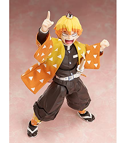 BUZZmod. Demon Slayer Kimetsu no Yaiba Zenitsu Agatsuma Action Figure 1/12