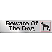 Hy-Ko 441 Beware of Dog Self Adhesive Sign, 2