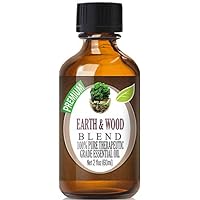 Earth & Wood Blend Essential Oil - 100% Pure Therapeutic Grade, 60ml