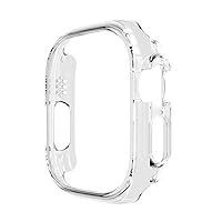 Case Cover for Apple Watch Ultra 49mm Bumper No Screen Protector Hard PC Frame for iWatch Series 8 Ultra (Color : Clear, Size : IWatch Ultra 49mm)