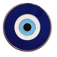 Greek Evil Eye Golf Ball Marker with Matching Hat Clip