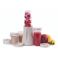 Kitchen Grinder & Personal Blender for Shakes and Smoothies, White, PB-250-220V