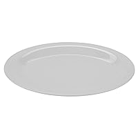 G.E.T. OP-120-DW Melamine Oval Serving Platter / Dinner Plate, 12