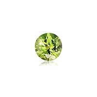 0.02-0.03 Cts of 2 mm AA Round Peridot (1 pc) Loose Gemstone