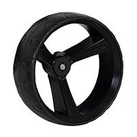 MGI Zip X1 Standard Terrain Right Rear Wheel - 15 Milimeter Axle - (Compatible Zip X3-X1), Black-Black