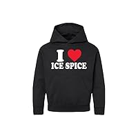 I Love Ice Spice Fun Womans Novelty Hoodie Sweater