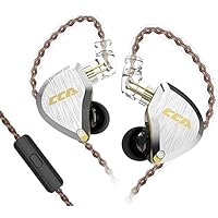 CCA C12 in Ear Monitor Headphones 5BA 1DD Hybrid HiFi IEM Earphones Noise Isolating Stereo Wired Earbuds for Musicians Audiophile Singers DJ