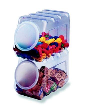 10 Pack PACON CORPORATION STORAGE CONTAINER W/LID INTERLOCKNG