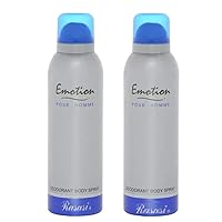 Emotion Pour Homme Deodorant 200ml Pack Of 2, 200 ml (Pack of 2)