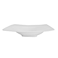 CAC China MDN-3 9-Inch by 2 1/4-Inch by 2-Inch Modern New Bone White Porcelain Soup Bowl, 10-Ounce, Box of 24